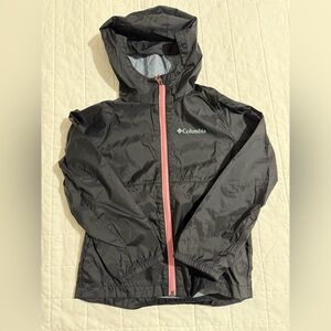 Columbia Kids Raincoat with Pink Accents